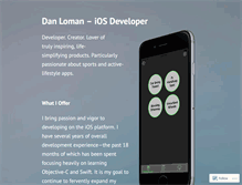 Tablet Screenshot of danloman.com